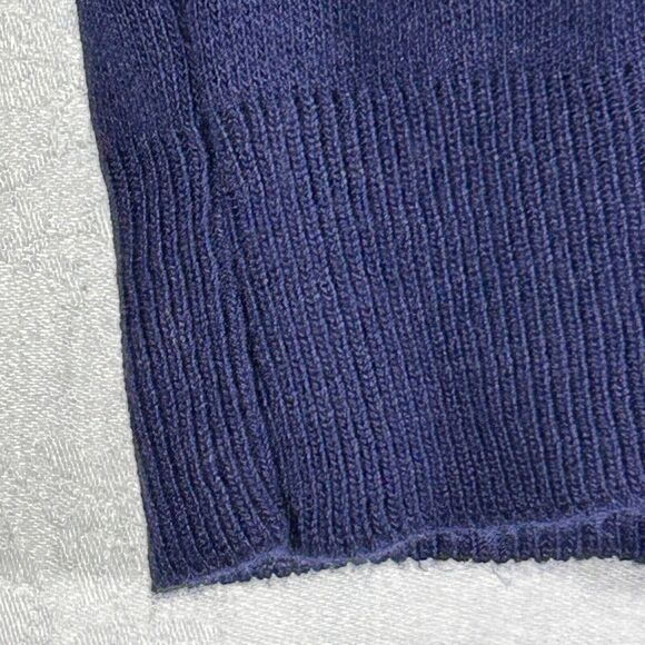 Vintage Sweater Small 20 Navy Blue Orlon Acrylic Union Made In USA Robert Bruce - Picture 3 of 11